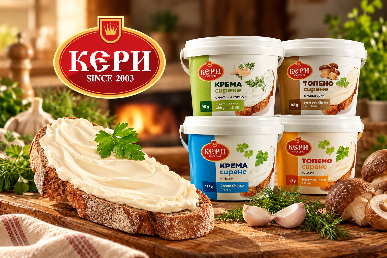 KERI — cheese packaging range