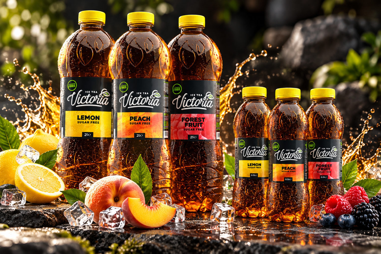 Victoria Ice Tea — bottle range