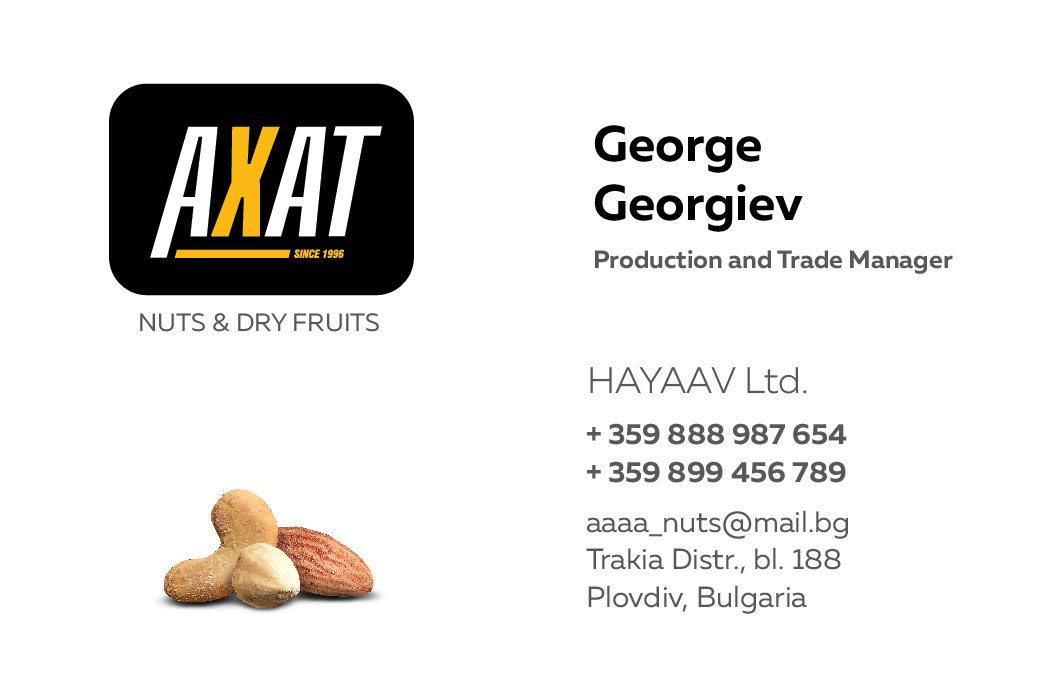 AHAT business card — front